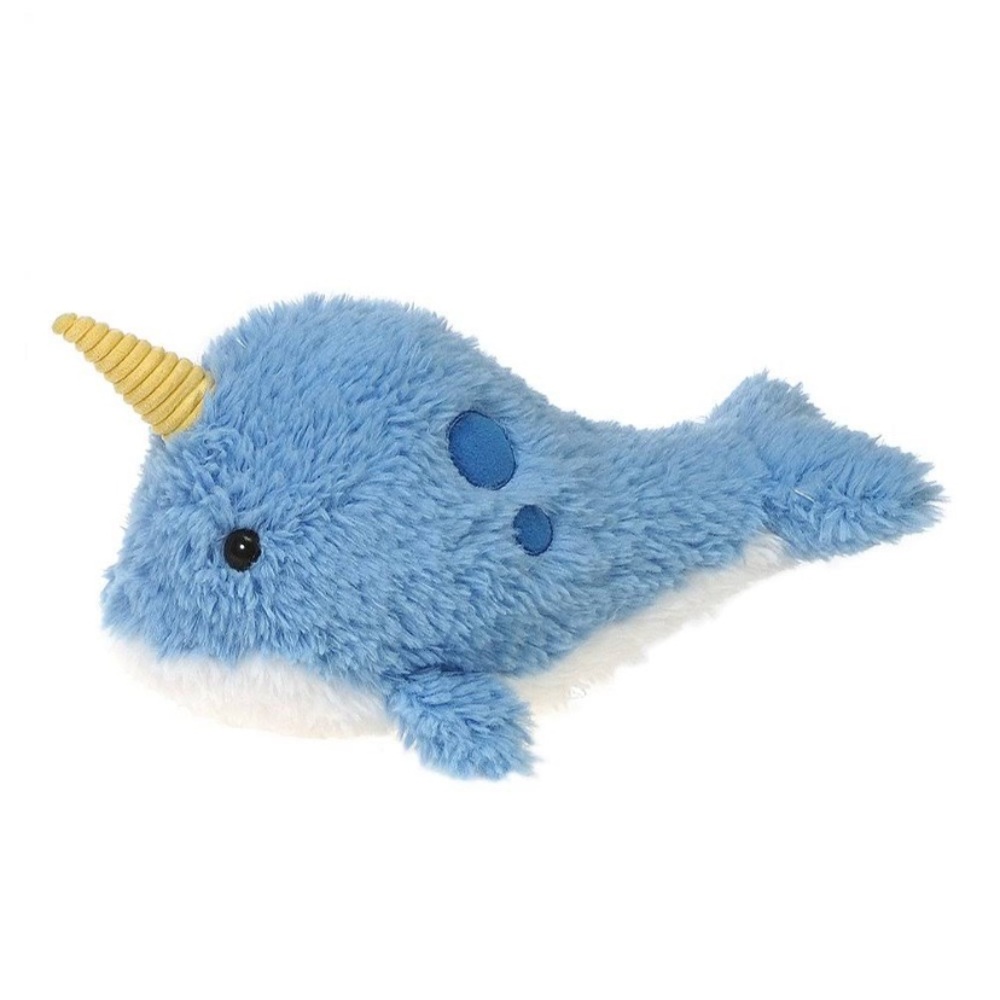Fiesta Blue Scruffy Narwhal 13” Plushie Stuffed Animal